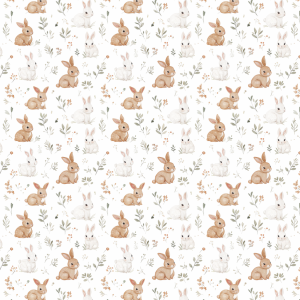 Pantoufles à velcro - Lapinou